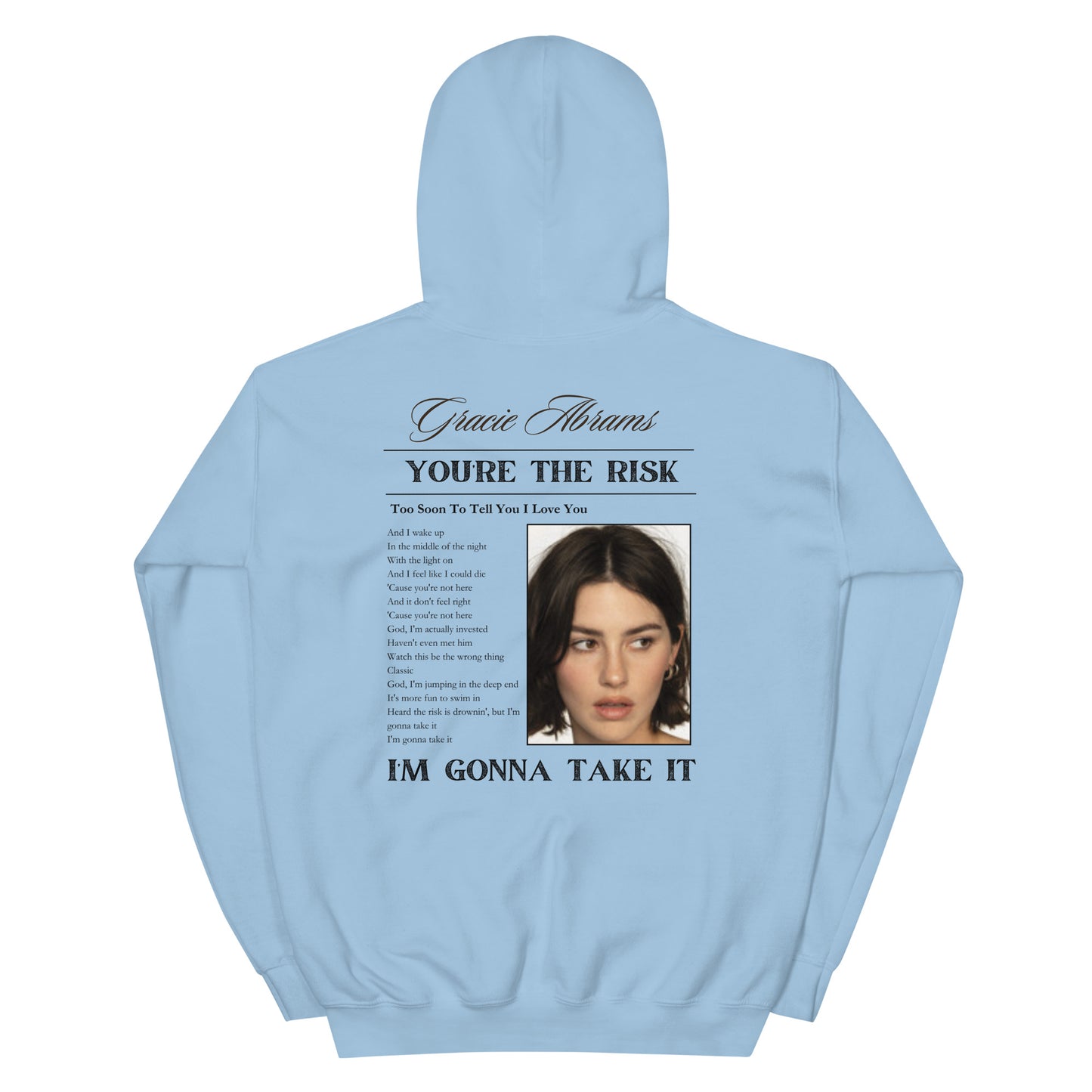 Gracie Abrams Risk Hoodie