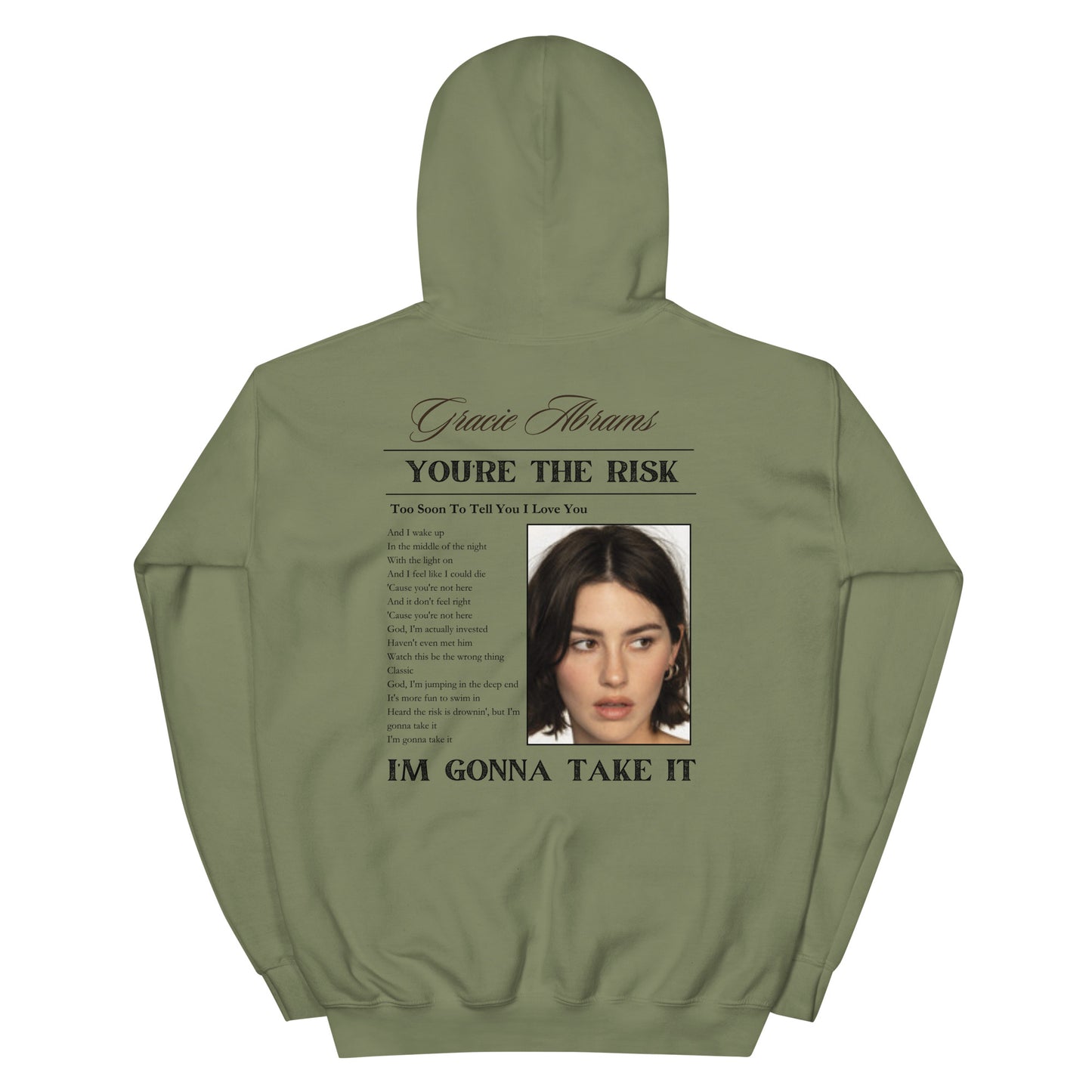 Gracie Abrams Risk Hoodie