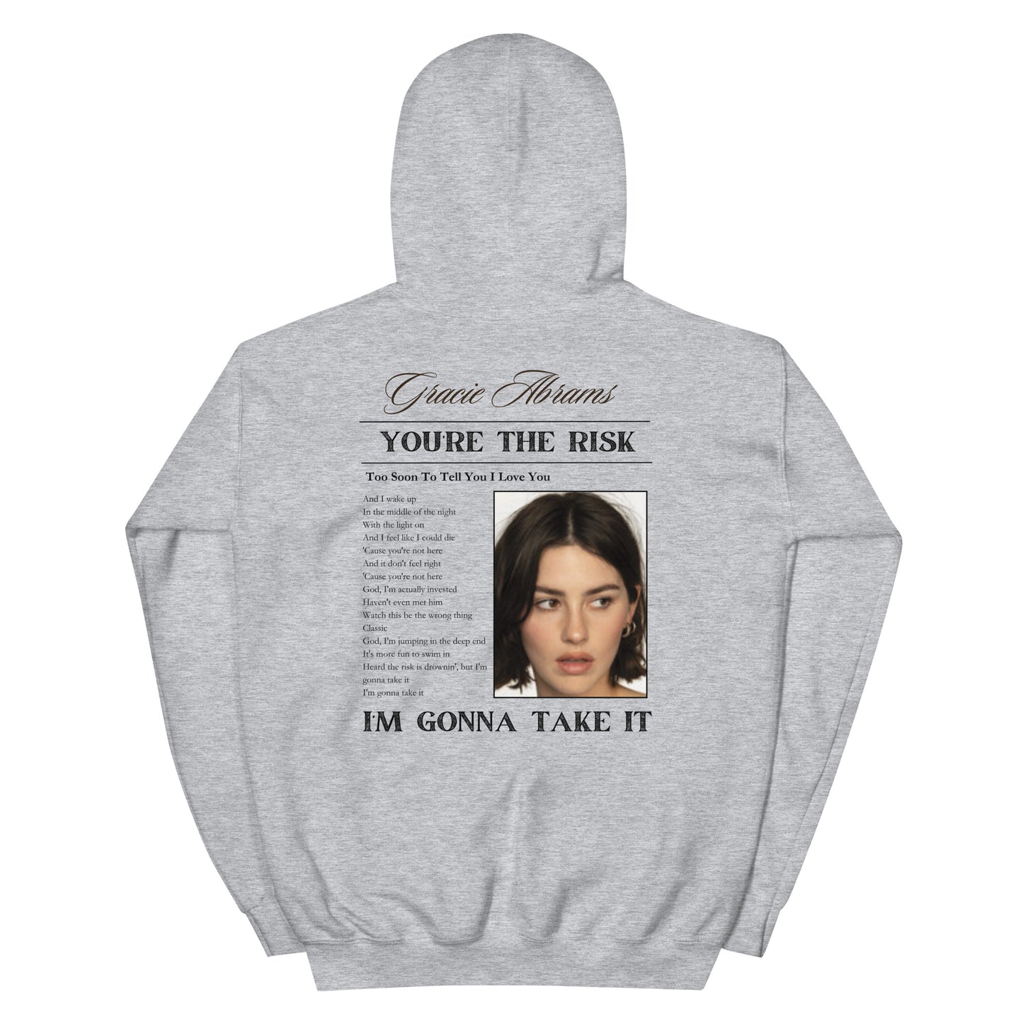 Gracie Abrams Risk Hoodie