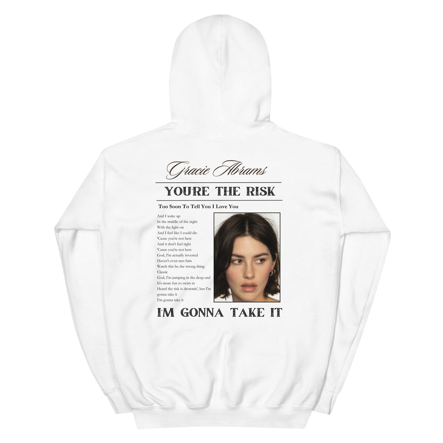 Gracie Abrams Risk Hoodie